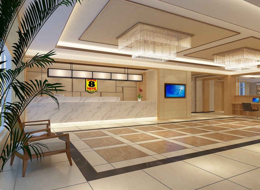 上海速8酒店裝修設(shè)計效果-第1張圖片-上海古都建筑設(shè)計集團(tuán)