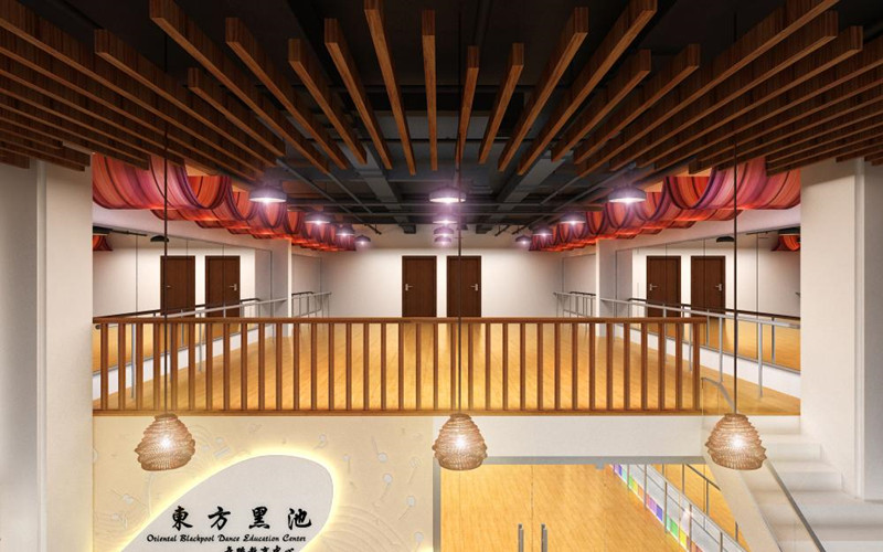360平舞蹈教室裝修設計圖片-第2張圖片-上海古都建筑設計集團