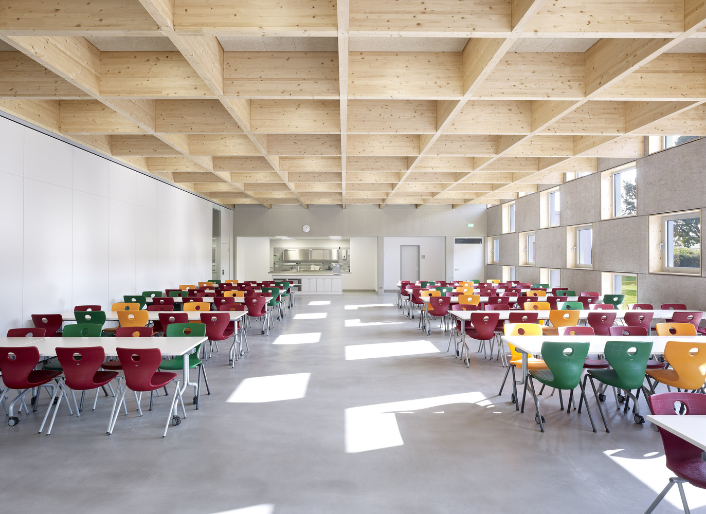 開闊大學(xué)食堂裝修設(shè)計-第3張圖片-上海古都建筑設(shè)計集團