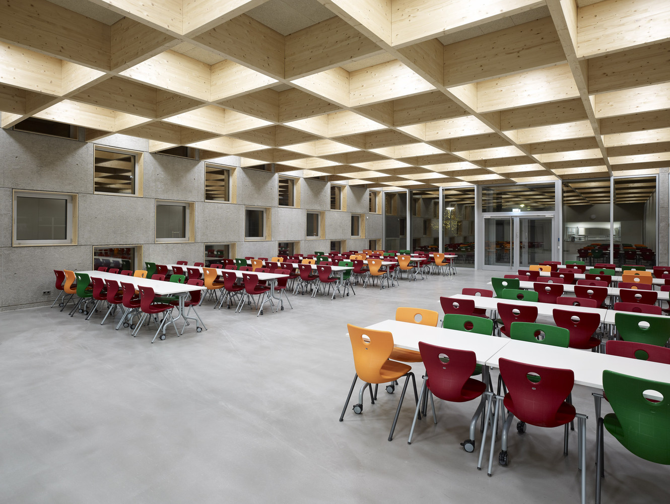 開闊大學(xué)食堂裝修設(shè)計-第2張圖片-上海古都建筑設(shè)計集團