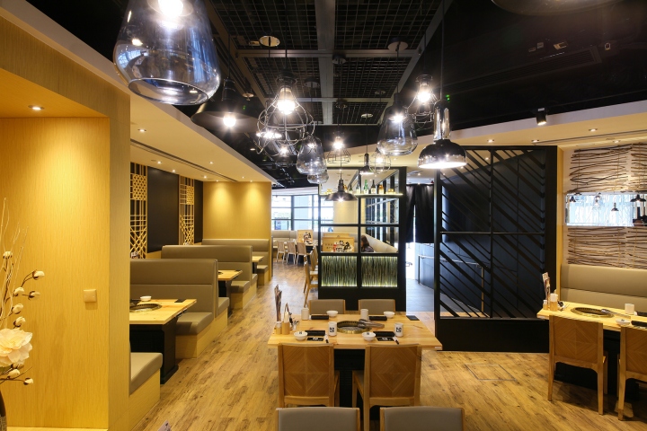 簡約日式燒烤店裝修設(shè)計-第5張圖片-上海古都建筑設(shè)計集團(tuán)