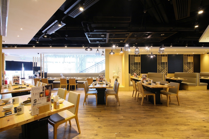 簡約日式燒烤店裝修設(shè)計-第4張圖片-上海古都建筑設(shè)計集團(tuán)